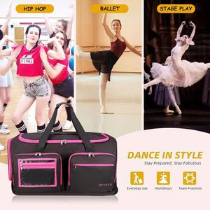 Échantillon Gratuit : Sac de Voyage à Roulettes Pliable avec Porte-Vêtements Intégré pour Costumes de Danse et Bagages - Product Image 5