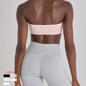 <span class=keywords><strong>Soutien</strong></span>-<span class=keywords><strong>gorge</strong></span> de sport transfrontalier pour yoga et course, haute élasticité, antichoc, maintien élevé, bretelles croisées, en Polyester/Nylon - Product Image 4