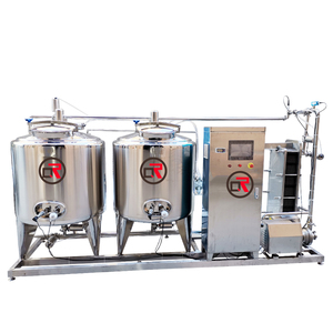 Maquinaria de procesamiento de alimentos Cip 2000L Sistema de limpieza CIP de un solo tanque completamente automatizado Sistema de recuperación de etanol - Product Image 3