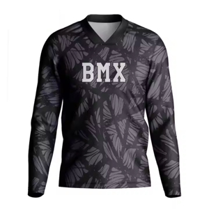 Vente en gros de maillots Bmx sublimés personnalisés à manches longues maillots de Motocross à manches longues vêtements de Motocross pour jeunes maillot de course - Product Image 2