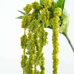 Décorations florales artificielles suspendues réalistes à 8 branches, comprenant des fruits verts, des fleurs de coque de galon et des baies de larmes d'amour, pour une ambiance de fête. - Product Image 4