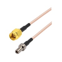 Adaptateur de câble droit RG316 SMA mâle TS9 mâle Connecteur de câble d'antenne GSM Gps