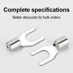 SNBシリーズの非絶縁電線圧着フォークヘッドは、M4、M5、M6、M7、M8サイズのネジに接続できます。 - Product Image 3