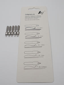 Kit de Pluma de Caligrafía HY Celtic con 5 Plumillas Negras para Caligrafía, Lettering, Dibujo, Mapeo y Diseños Decorativos - Product Image 5