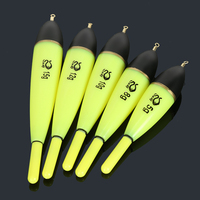 Flotteurs de pêche lumineux verticaux longs 5g/8g/10g/12g/15g, flotteurs lumineux qui brillent dans le noir, flotteurs de pêche nocturne, flotteurs de pêche sur roche