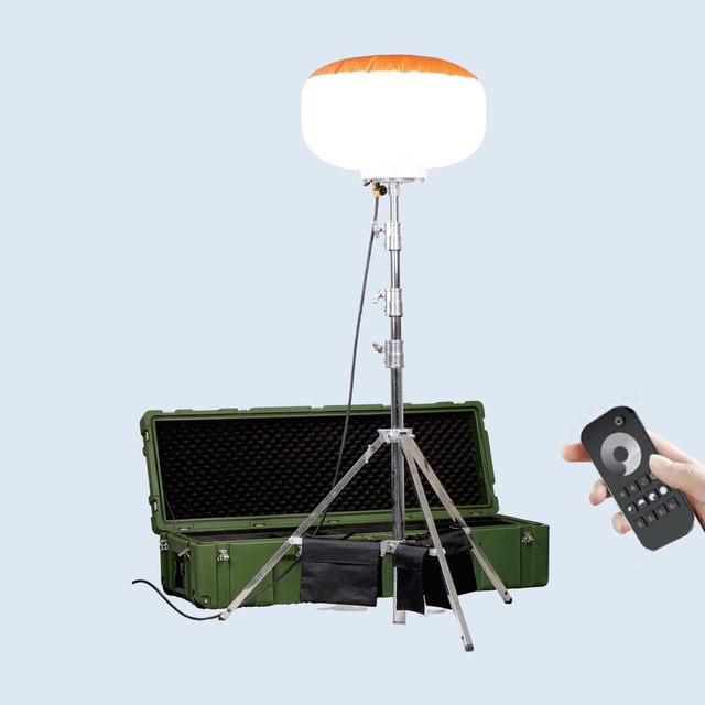 Hardcase Airstar 600W White LED Balloon Light Tower Heavy Duty Portable Flood Lights Outdoor Fire Rescue IP65 360 Beam Angle