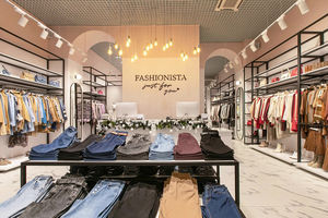 OFERTA ESPECIAL: Modernos Exhibidores de <span class=keywords><strong>Ropa</strong></span> Plegables de Madera Personalizados, <span class=keywords><strong>Grandes</strong></span>, de Pared, para Comercios Minoristas - Product Image 6