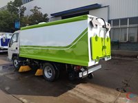 Truk Penyapu Kompak Langsung dari Pabrik 2cbm 88HP dengan Tangki Air untuk Pengendalian Debu