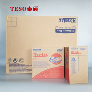Chiffon d'essuyage industriel Wypall X70, 100 feuilles, bleu, absorbant l'huile et l'eau, nettoyage multi-usages, non tissé - Product Image 3