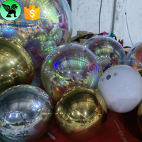 3.28ft événement fête sphère gonflable Globe personnalisé 1m suspendu ballon boule gonflable pour scène de mariage A10778