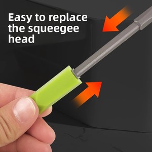 New 9-in-1 Green Scraper Glue Shoveling Artifact Smoothing Trimming Glass Beauty Seam Multifunctional Cleaning <b>Tool</b> - Product Image 2