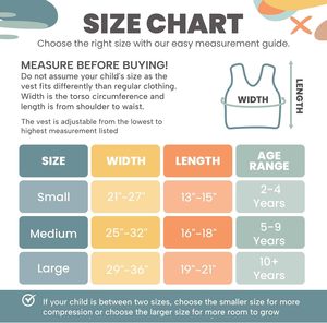Chaleco con Peso Ajustable para Niños, Chaleco Sensorial con Peso para Niños con Autismo, Chaleco de Compresión Transpirable y Calmante - Product Image 6