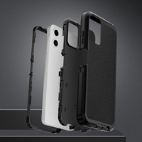 Étui de protection antichoc pour Samsung Galaxy A06, coque robuste, anti-poussière, 3 couches, coque de protection résistante pour téléphone