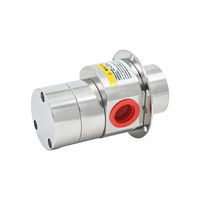 Pompe à engrenages magnétique de précision 3 ml/rev 316L PEEK multi-moteurs pour machine à crème glacée, transfert et dosage