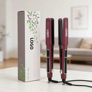 Professionnel 230 ° Lisseur de cheveux C avec plaques flottantes 3D, traitement à la kératine et soin ionique pour le coiffage à domicile - Product Image 2