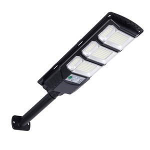 Lampadaires solaires extérieurs étanches avec éclairage de sécurité anti-inondation, télécommande, ABS, pour routes - Product Image 6