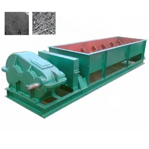 Continuous double axil mixing equipment dust ash clay mixer sludge mixing machine wet clay and sand mixer for clay brick making