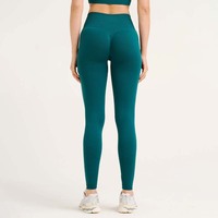 Legging de yoga côtelé taille haute pour femme, contrôle du ventre, extensible, longueur complète, pour entraînement et fitness – Grande Vente