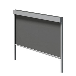 Rèm cuốn ngoài trời tự động Henglics, chất liệu polyester, điều khiển từ xa thông minh, chống gió, chống thấm nước, dùng cho ban công, sân hiên - Product Image 1