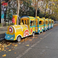 Train touristique sans rails, train terrestre, train à vapeur, train de tourisme en fibre de verre, personnalisé pour les zoos, les stations balnéaires