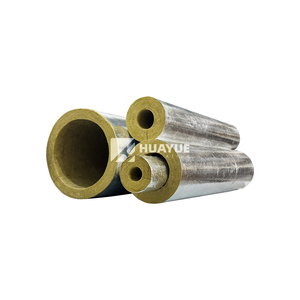 Tubo de aislamiento de tubería de vapor de lana de <span class=keywords><strong>roca</strong></span> Marina HUAYUE ASTM, cubierta de tubería de lana de <span class=keywords><strong>roca</strong></span> mineral - Product Image 3
