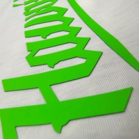 Patch en silicone 3D avec logo laser en gros, nouvelle mode, transfert thermique en silicone, logo personnalisé, impression par transfert thermique 3D sur t-shirts, chapeaux