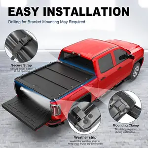 Winbo tampa de enrolamento macio de vinil, de pvc, melhor qualidade, 2009-2022 f150 6.5ft tonneau