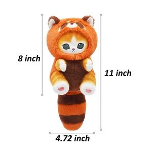 Peluche de Mapache Suave y Adorable, Relleno de Algodón PP, Ideal para Cumpleaños y San Valentín - Product Image 2