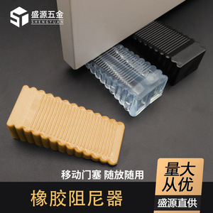 Silicone Door Stopper Floor Mount Rubber Anti Slip Door Blocker Minimalist Design Household Use - Product Image 4