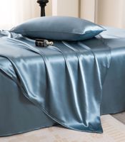 Nouvel ensemble de draps-housses imprimés personnalisables, réversibles, résistants à l'eau, couleur rouge, pour toutes les saisons, en coton biologique