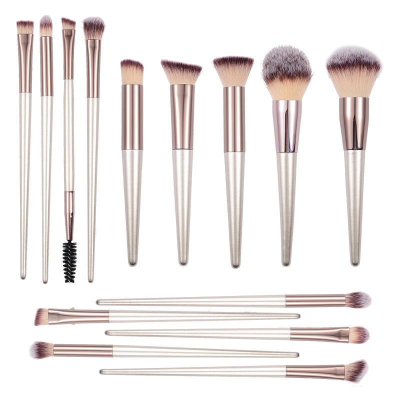 14Pcs Gold makeup brush set
