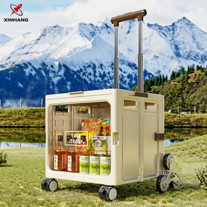 Xinhang công suất lớn nhiều kích cỡ bánh xe máy bay gấp PP có thể gập lại đóng mở hộp lưu trữ nhựa ngoài trời - Product Image 4