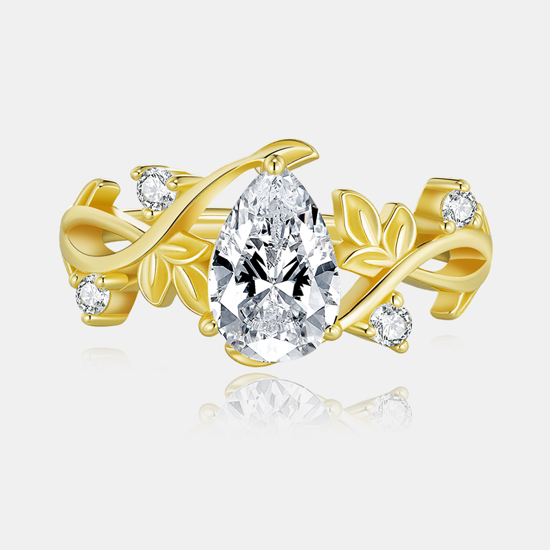 Women s D Color Moissanite Ring