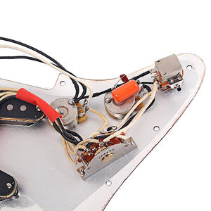 Pickyguard Alnico Pickups, pour guitare <span class=keywords><strong>Strat</strong></span>, préchargée, ss - Product Image 5