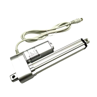 Actionneur linéaire électrique DC 24V mini solaire robuste IP66 étanche 100 mm 2000N 3000N avec capteur Hall