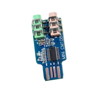 Drive Free <b>USB</b> Sound Card, Computer External Sound Card Module, Laptop Sound Card CM108 <b>USB</b> Sound Card Chip - Product Image 2
