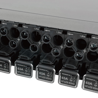 PDU 1U pour montage en rack, 415V, 6 ports, unité de distribution d'alimentation avec bloc de bornes pour salle de serveurs, centre de données