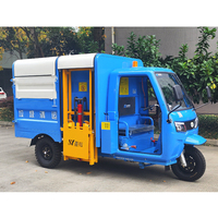 Triciclo Elettrico per Raccolta Rifiuti da 3,5m³ Made in China |   Camion per la raccolta rifiuti con caricatore laterale automatico |   Mini Camion della Spazzatura