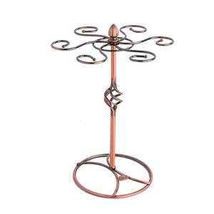 Portavasos colgante de hierro creativo de estilo europeo, soporte para copa de vino tinto con técnica de chapado, barra KTV, adorno colgante invertido - Product Image 6