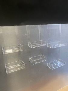 OEM nhà sản xuất trong suốt cao rõ ràng <span class=keywords><strong>Acrylic</strong></span> phòng tắm Kệ chủ hiển thị đứng - Product Image 5