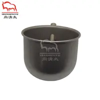 Pig Feeders Bowl For Pig Farm Automation Hammered Animal Stainless Steel Drinking Feeders Bowl For Pig Wholesale Factories