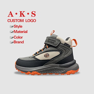 Precio de fábrica AKS, botas de trekking resistentes al desgaste para exteriores, zapatos de senderismo antideslizantes con cojín medio para niños, zapatos de senderismo para exteriores para niños - Product Image 1