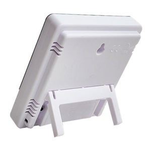 Digital Grande LCD Termômetro Desktop Despertador Eletrônico Temperatura Household Thermo Higrômetro Temperatura Umidade Branco - Product Image 5