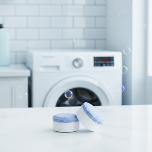 Tabletas Efervescentes Redondas de 15g para Limpieza de Lavadoras, Desinfectantes y Desodorizantes - Product Image 1