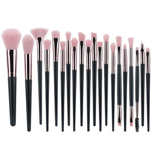 Super professionnel noir 20 pièces ensemble de pinceaux de maquillage cosmétique Cosmetiquera Brochas marque privée <span class=keywords><strong>Glam</strong></span> <span class=keywords><strong>Brush</strong></span> Kit bon prix - Product Image 5