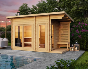 Outdoor Large Size <strong>Garden</strong> Sauna <strong>House</strong> <strong>and</strong> Panoramic Sauna Kit
