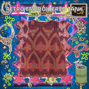 MYST&ZA Débardeur Femme Vintage Respirant Tissé Brodé Sans Manches Nouvelle Collection Printemps 2026 2939834 2986834 - Product Image 2