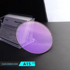 EXIA A15 75mm Durchmesser Basis kurve 0 Sonnenbrille mit flacher Linse Violett Lila Spiegel UV400