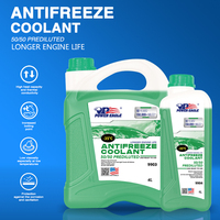 Liquide de refroidissement antigel 50/50 prêt à l'emploi Power Eagle, prix usine, bouteille plastique 4L, pour système de refroidissement