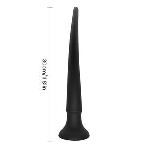 Jouet sexuel pour adultes, plug anal en forme de longue queue de <span class=keywords><strong>cochon</strong></span>, densité moyenne, doux, étanche, plug anal - Product Image 1